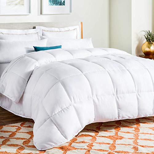 All - Season Quilted Comforter - Corner Duvet Tabs - Hypoallergenic - Plush Microfiber Fill - Anna's Linens