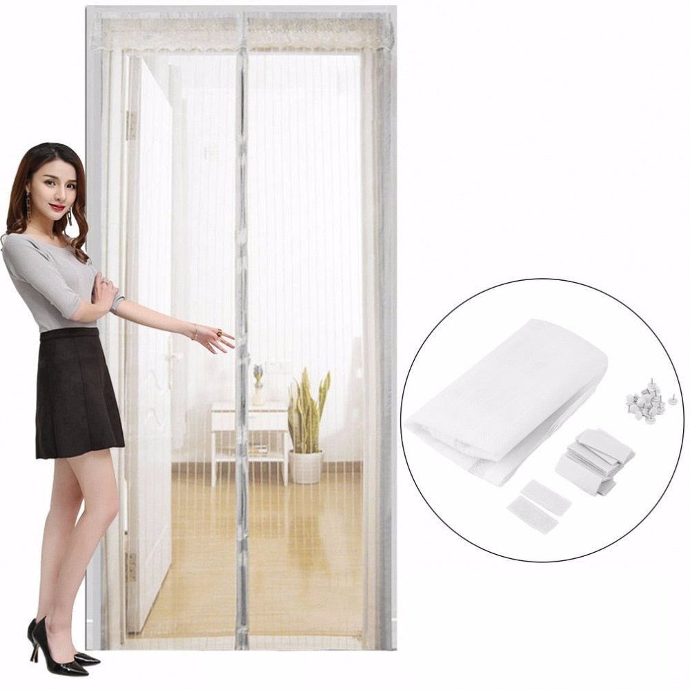 Anti Mosquito Curtain Magnetic Net Mesh Automatic Closing - Anna's Linens