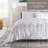White Pinch Pleat