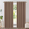 Set of 2 Blackout Window Curtain Treatment Thermal Insulated Drapery Panels - Anna's Linens Store