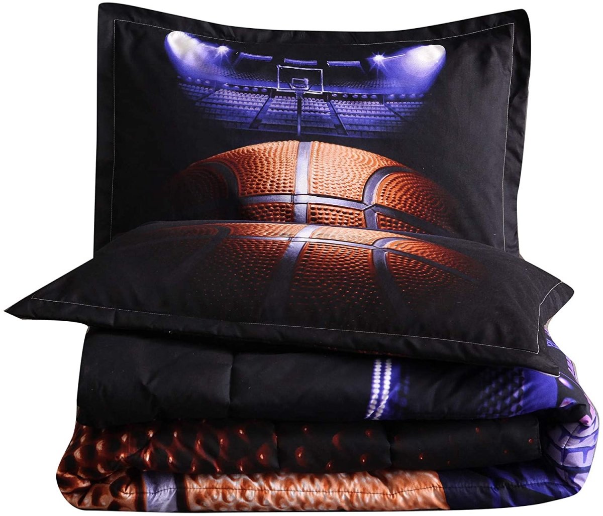 Basketball Court Quilt Bedding Set - Anna's Linens