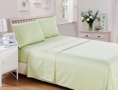 1800 Tread Wrinkle Stain Fade Resistant Hypoallergenic Deep Pocket 6 Pcs Bed Sheet Set - Anna's Linens Store