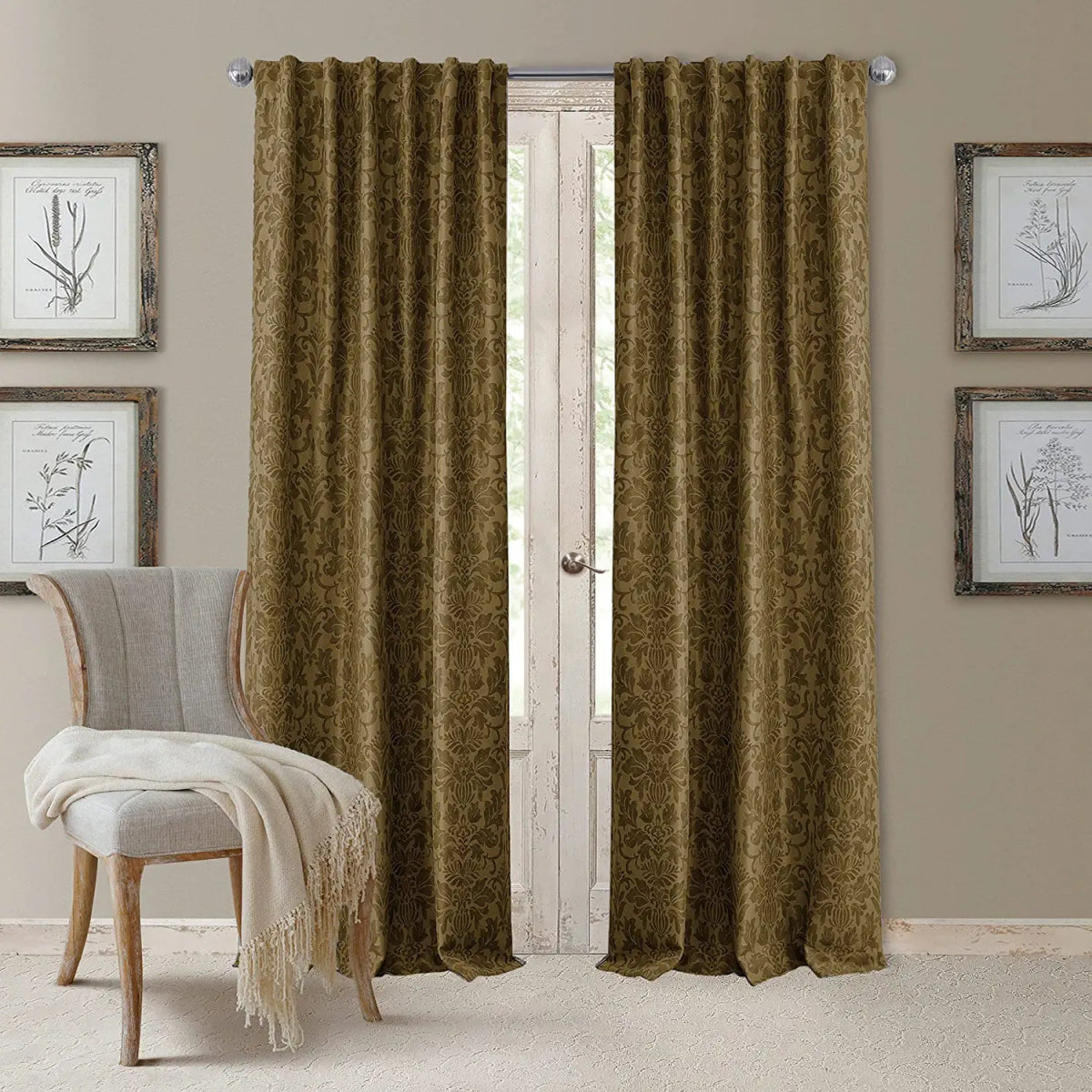 Blackout Rod Pocket/Back Tab Window Valance Panel - Anna's Linens