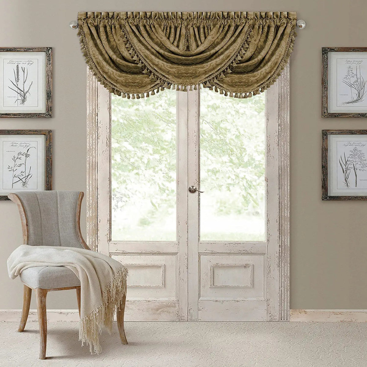 Blackout Rod Pocket/Back Tab Window Valance Panel - Anna's Linens