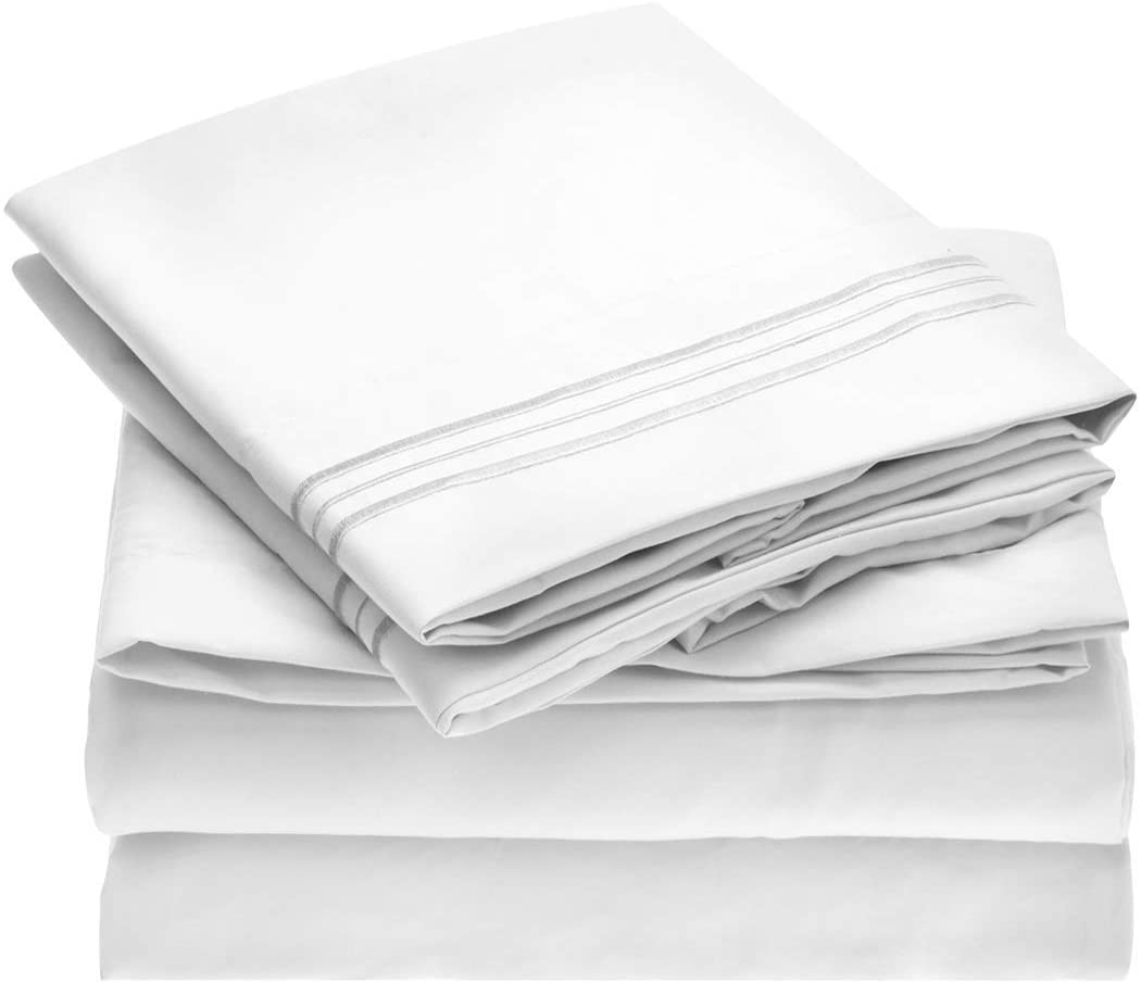 Brushed Microfiber Hypoallergenic 4 pcs Bedsheet Set - Anna's Linens
