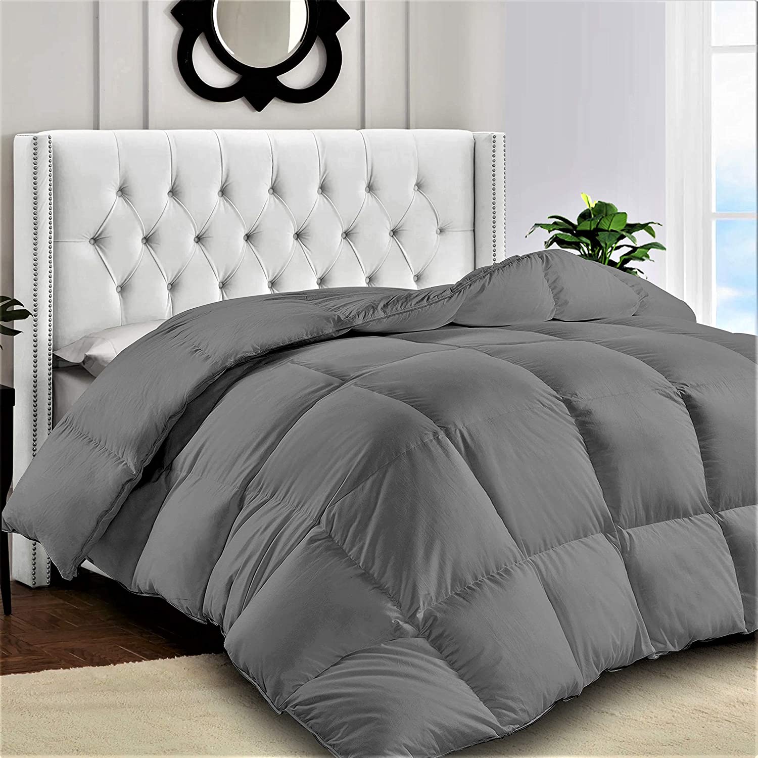 Comforter Duvet Insert Quilted Comforter with Corner Tabs - Bed