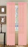 Window Curtains 2-Piece Sheer Panel with 2 inch Rod Pocket - Anna's Linens Store