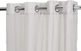 2 Piece Set.  Window Sheer Curtains Grommet Panels 54" X 84" Total 108" X 84" - Anna's Linens Store