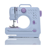 Mini 12 Stitches Sewing Machine Household Multifunction Double Thread And Speed Free Arm Crafting Mending Machine LED - Anna's Linens Store