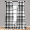 Leopard Texture Illustration Exotic Fauna Inspired Pattern Lightweight Decorative Panels Window Curtains Set of 2 Rod Pocket - Anna's Linens Store
