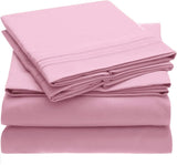 Brushed Microfiber Hypoallergenic 4 pcs Bedsheet Set