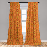 Leopard Print Window Curtains Leopard Texture Illustration Exotic Fauna Inspired Pattern Lightweight Decorative Panels Set of 2 with Rod Pocket 56" x 95" - Anna's Linens Store