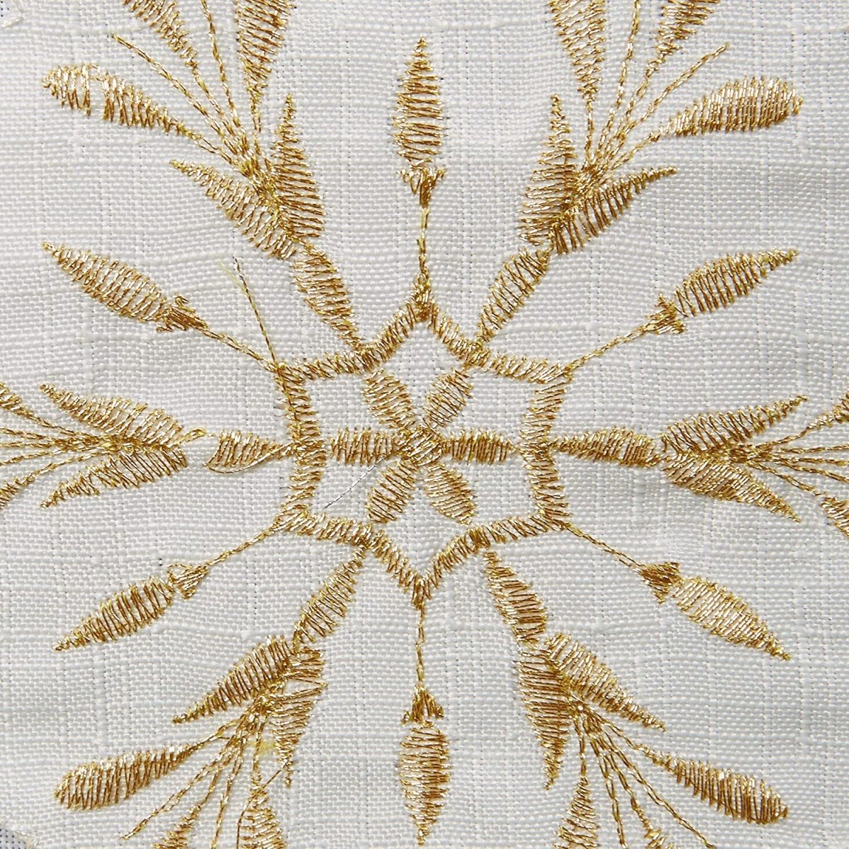 Christmas Holiday Embroidered Placemats 13x19" Set of 4 - Anna's Linens