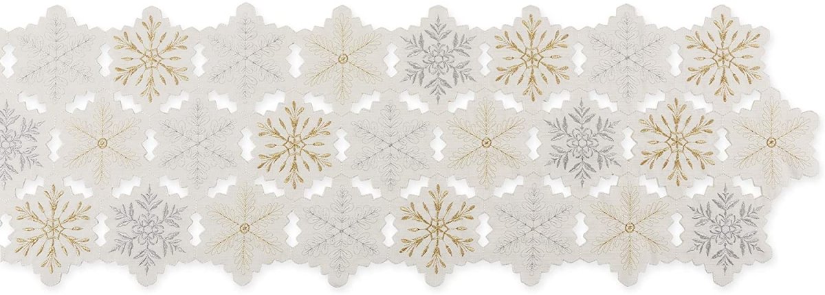 Christmas Holiday Embroidered Placemats 13x19" Set of 4 - Anna's Linens
