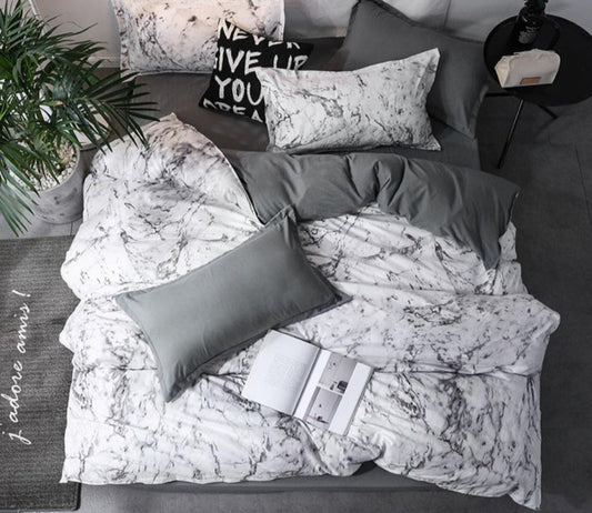 Classical Double - Sided Bed Sheet 3 pcs Quilt Cover Set - Anna's Linens