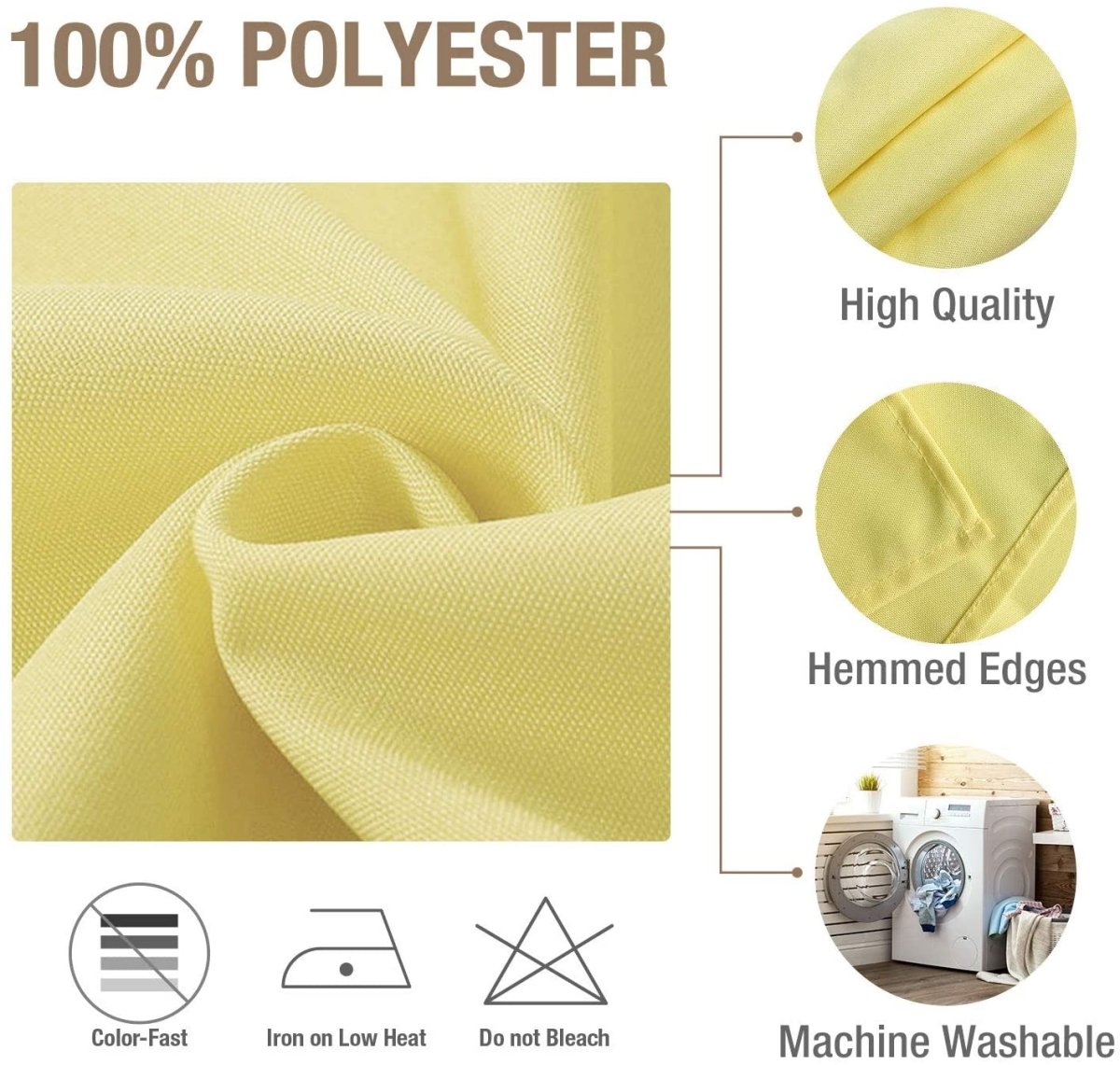 Cloth Napkins Table Napkins Soft Washable and Reusable Set 12 Pcs - Anna's Linens