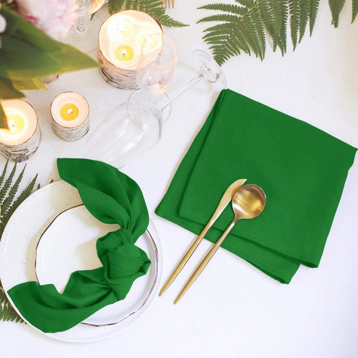 Cloth Napkins Table Napkins Soft Washable and Reusable Set 12 Pcs - Anna's Linens