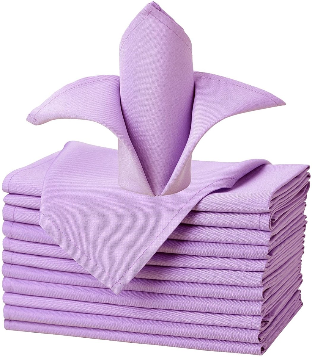 Cloth Napkins Table Napkins Soft Washable and Reusable Set 12 Pcs - Anna's Linens