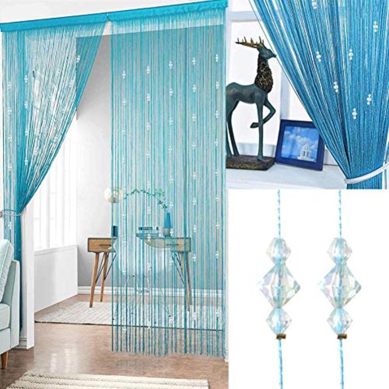 Crystal Beaded Tassel Partition Door Beaded String Curtain - Anna's Linens