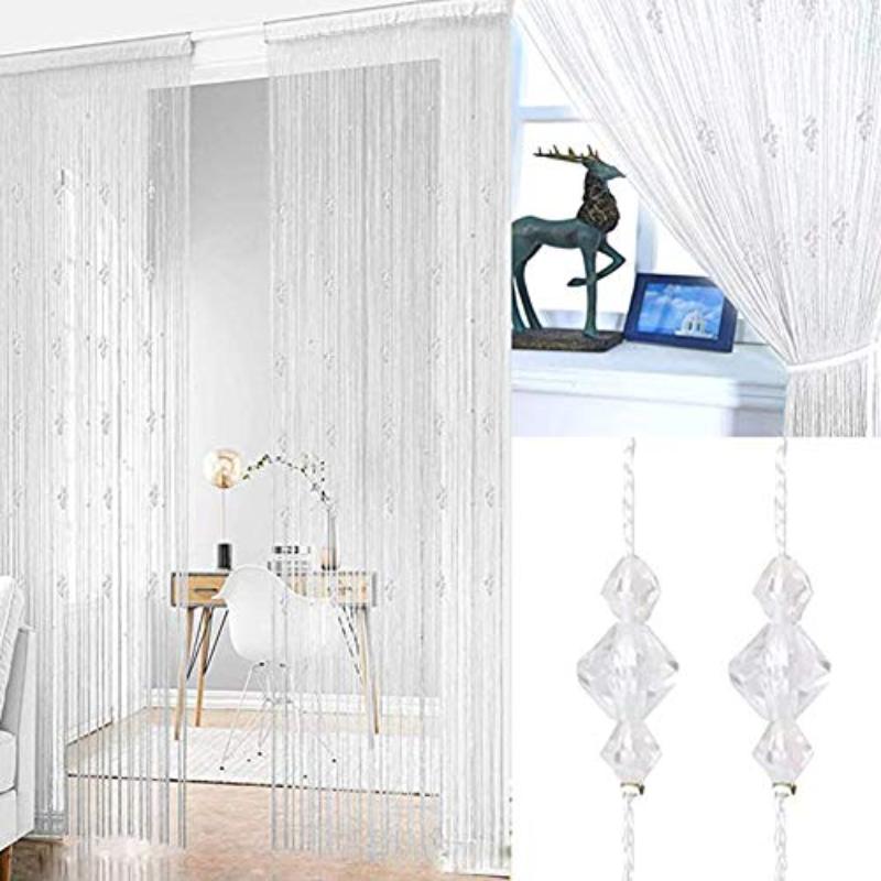 Crystal Beaded Tassel Partition Door Beaded String Curtain - Anna's Linens