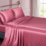 Satin Silky Soft 4 pcs Bed Sheets Set - Anna's Linens Store