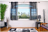 Sheer Curtains. 2 Panels set. - Anna's Linens Store