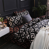 Modern Geometric Duvet Cover Bedding Set - Anna's Linens Store