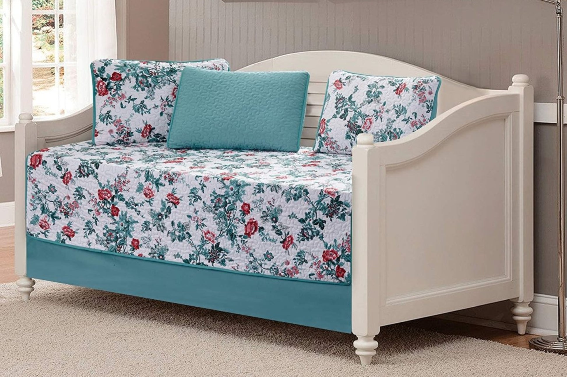 Day Bed Cover Modern Reversible 5 Pcs Set - Anna's Linens
