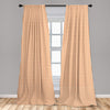 Leopard Texture Illustration Exotic Fauna Inspired Pattern Lightweight Decorative Panels Window Curtains Set of 2 Rod Pocket - Anna's Linens Store