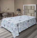 Nature Flat Sheet Soft Comfortable Top Sheet Decorative Bedding 1 Piece