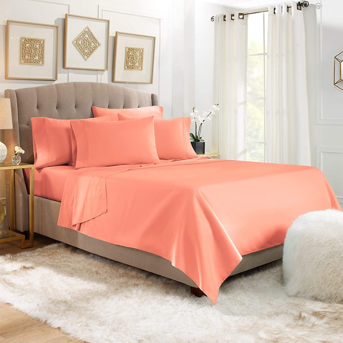 Deep Pocket Hypoallergenic Bedding 6 Piece Set - Anna's Linens