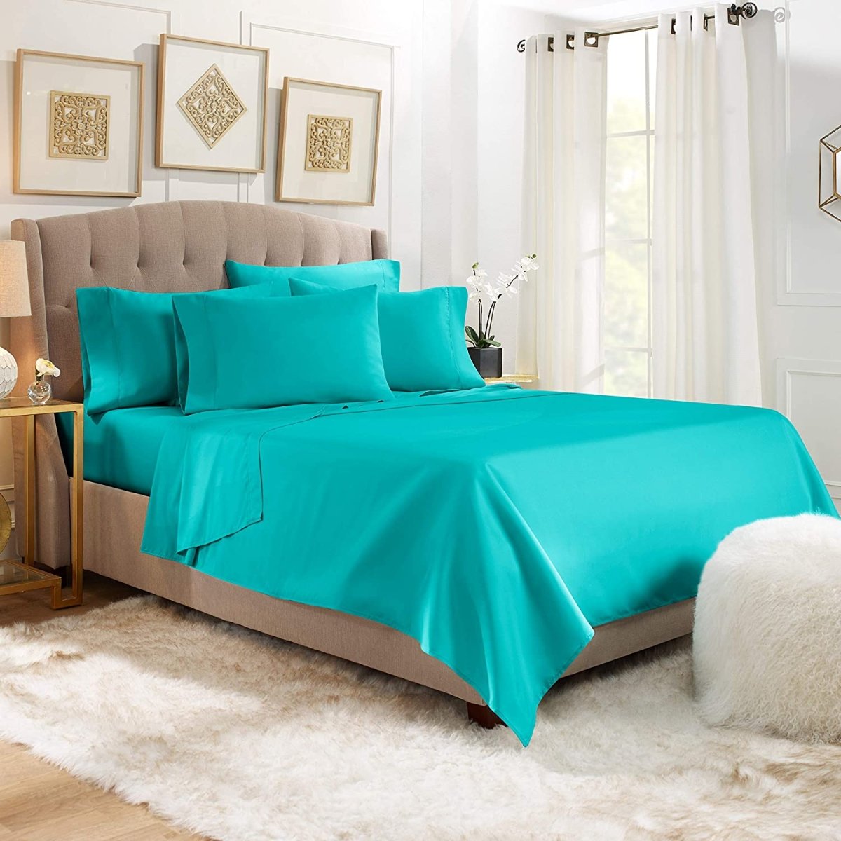 Deep Pocket Hypoallergenic Bedding 6 Piece Set - Anna's Linens