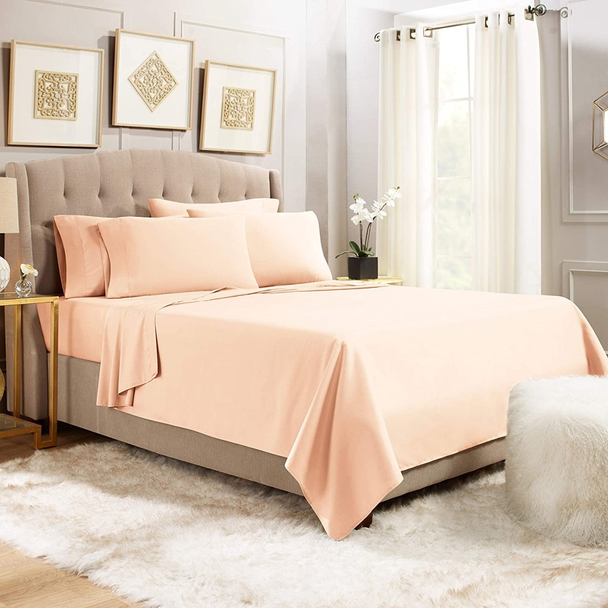 Deep Pocket Hypoallergenic Bedding 6 Piece Set - Anna's Linens