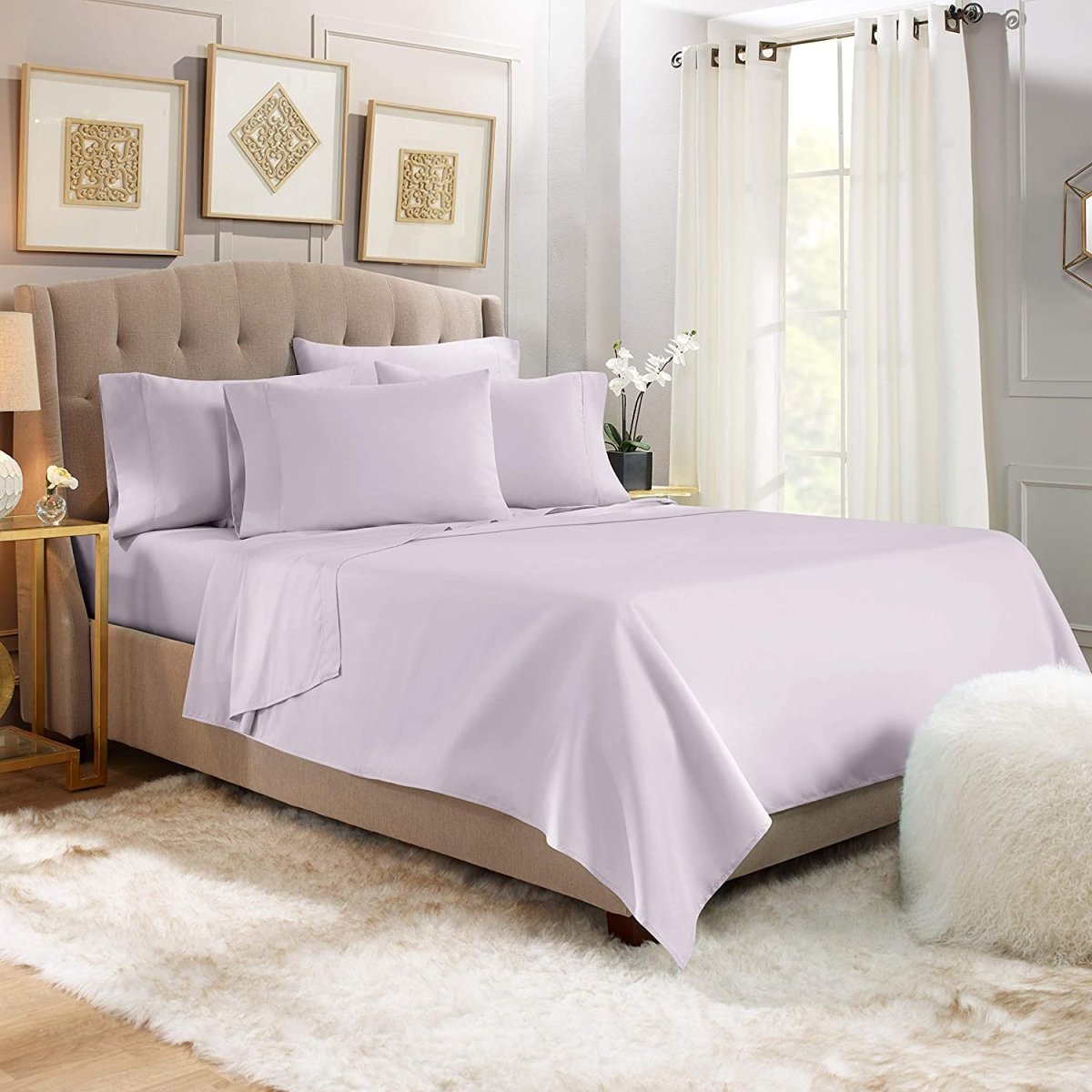 Deep Pocket Hypoallergenic Bedding 6 Piece Set - Anna's Linens