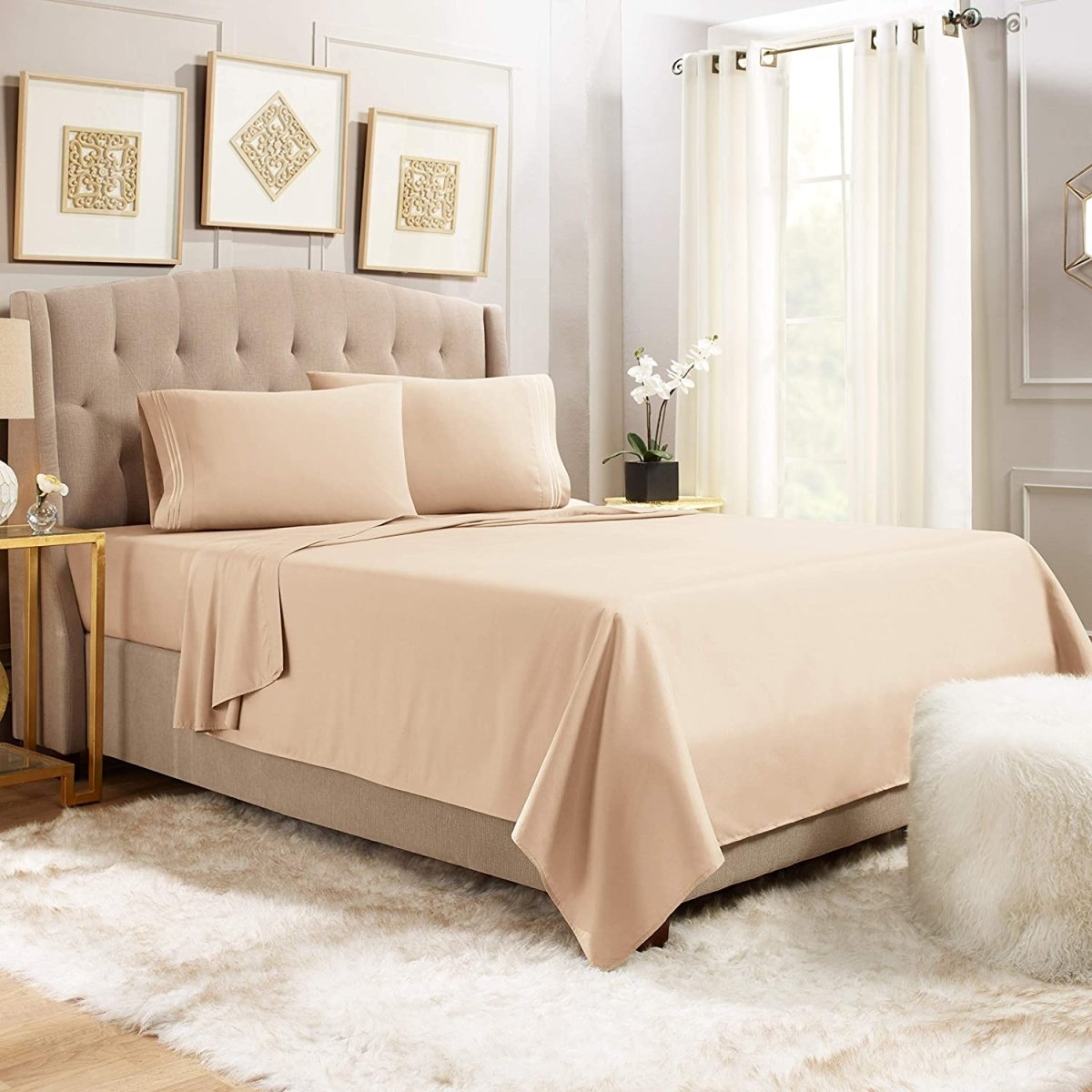 Deep Pocket Hypoallergenic Bedding 6 Piece Set - Anna's Linens