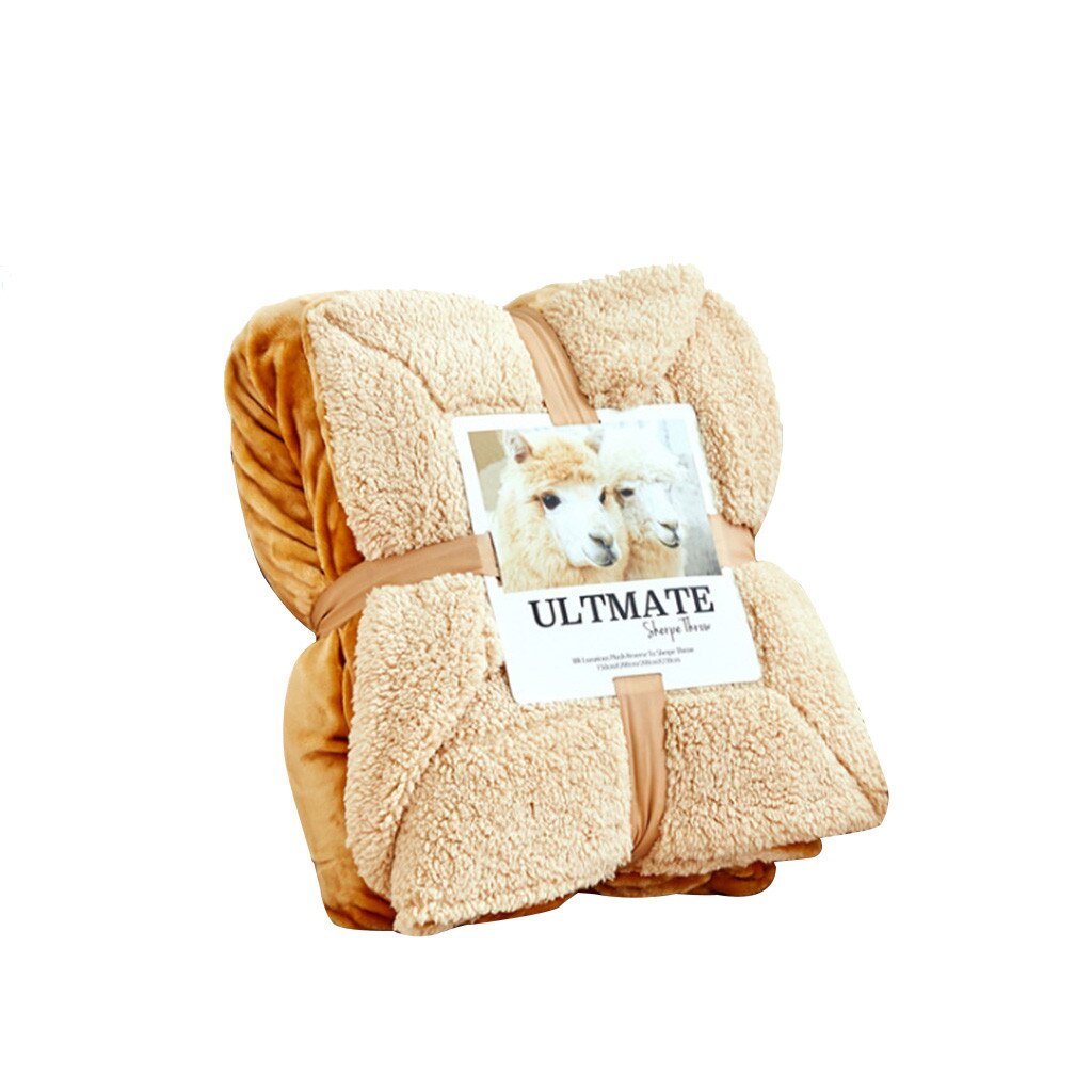 Double Thick Flannel Fleece Breathable Soft Warm Blanket - Anna's Linens