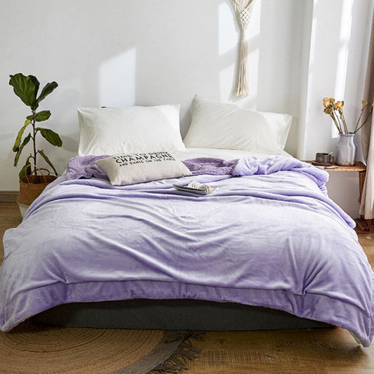 Double Thick Flannel Fleece Breathable Soft Warm Blanket - Anna's Linens