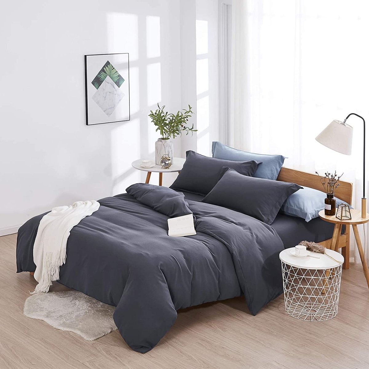 Dreaming Duvet Cover Set Washed Breathable Zipper Closure – Anna's Linens