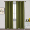 Light Blocking Curtain Soft Fabric 1 Pair