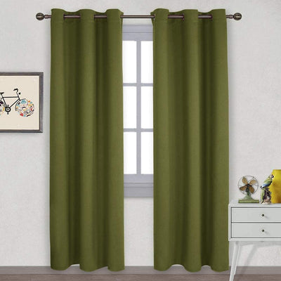 Light Blocking Curtain Soft Fabric 1 Pair