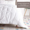 White Pinch Pleat