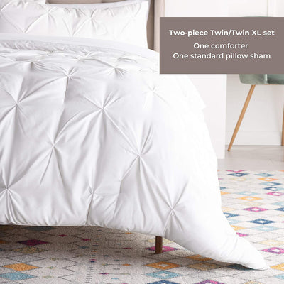 White Pinch Pleat