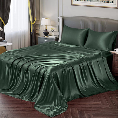 Satin Silky Soft 4 pcs Bed Sheets Set - Anna's Linens Store