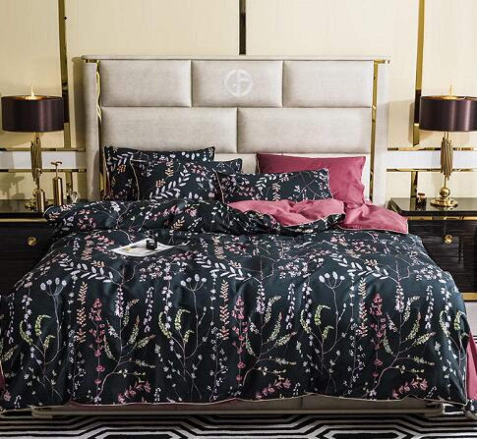 Egyptian Cotton Silky Duvet Cover Fitted sheet Set - Anna's Linens