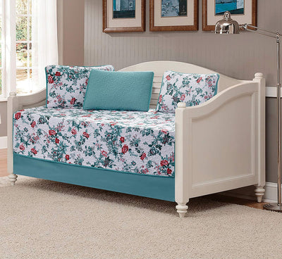 Turquoise Burgundy Floral