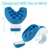 Pain Relief Pillow Neck And Shoulder Muscle Relaxer Traction Device for Cervical Spine Alignment Neck Support Travel Pillow / - Anna's Linens Store