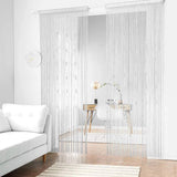 Crystal Beaded Curtain Tassel Curtain - Partition Door Curtain Beaded String Curtain Door Screen Panel Home Decor Divider Crystal Tassel Screen 90x200cm (2 Pack) - Anna's Linens Store