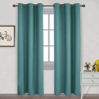 Light Blocking Curtain Soft Fabric 1 Pair