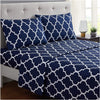 Quatrefoil Navy Blue