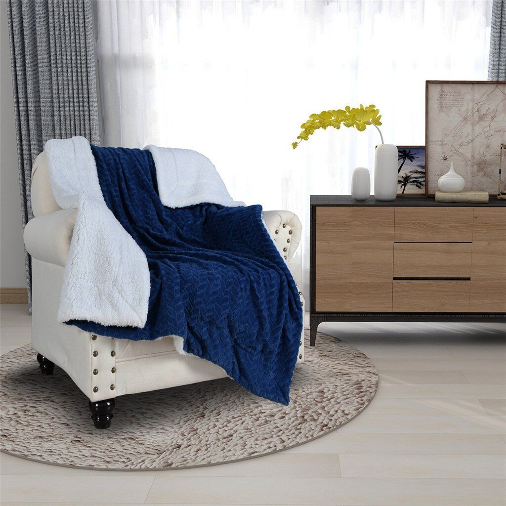 Flannel Thick Velvet Wool Blanket Bed Cover Quilt - Anna's Linens